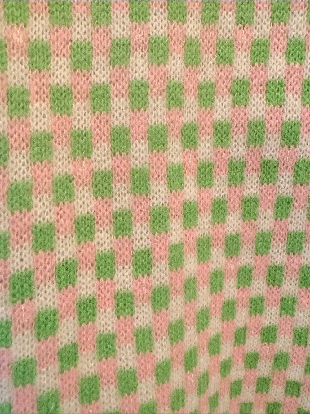 Lilly Pulitzer Cream & Green Checked Open Cardigan - Picture 6 of 6